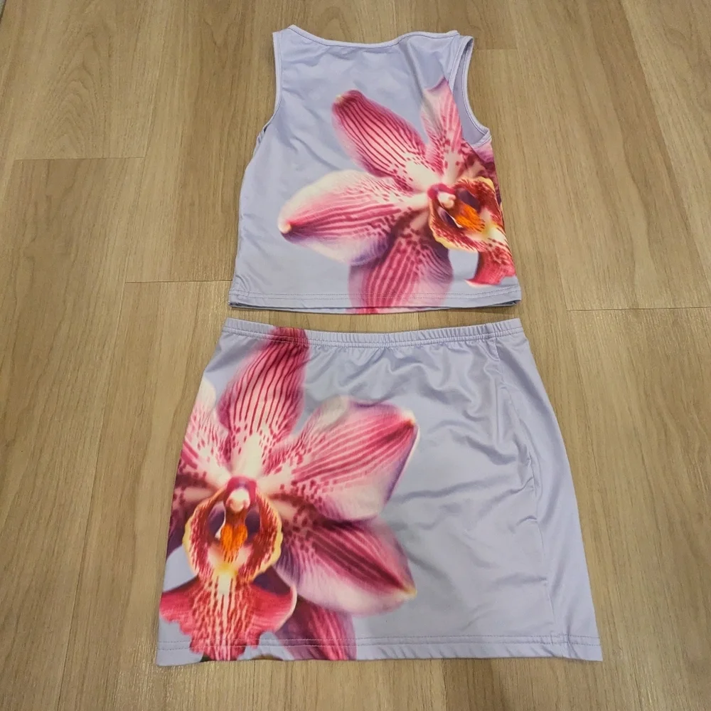 Runway The Label Celeste Orchid Skirit Set Size S